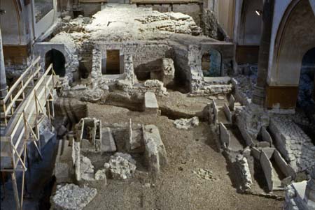 Fouilles, Temple de Saint-Gervais