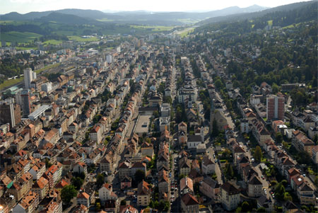 vue de la Chaux de Fonds