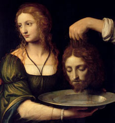 Bernardino Luini, Salomé recevant la tête de Saint-Jean