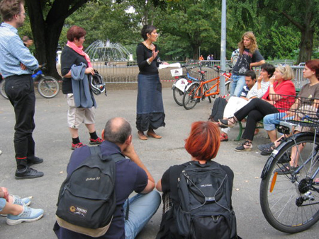 photo d'une balade cyclo-littéraire