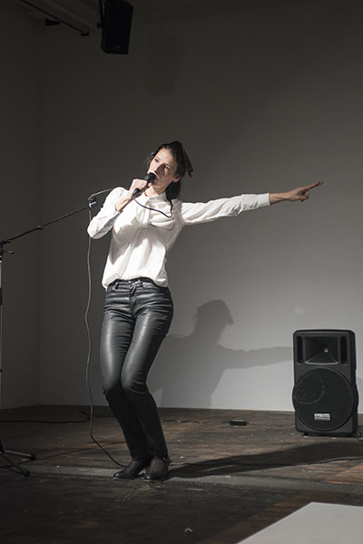 Julia Geröcs, Lauréate du Prix suisse de la Performance 2014/Preisträgerin des Performancepreis Schweiz 2014